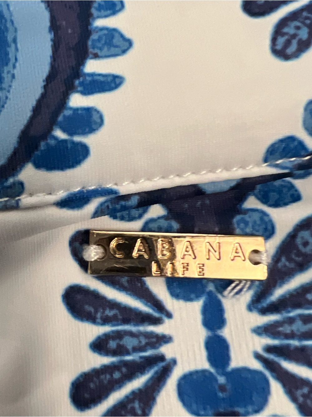 Cabana Life Women's San Sebastian Performacne Zip Top Size M - Picture 9 of 10